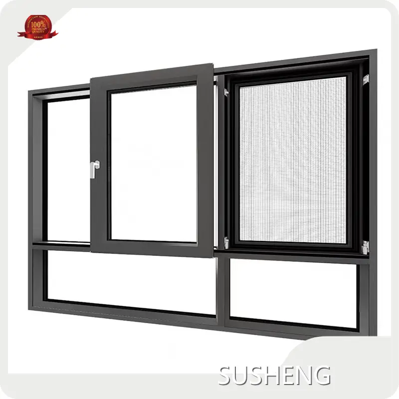 SUSHENG Residential Aluminum Doors 86mmfrom China 1