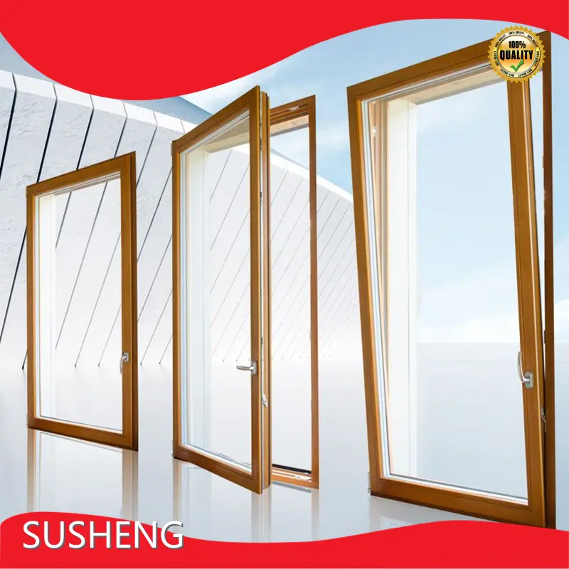 Commercial Aluminium Doors and Windows SUSHENG Brand 1.6mm 85mm 1