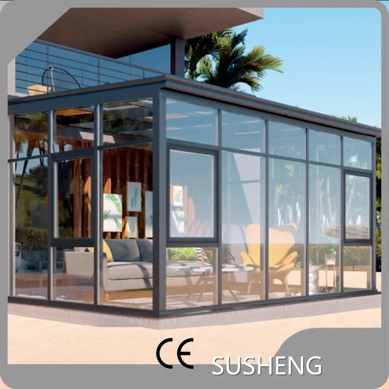 Commercial Aluminium Doors and Windows Bulk Buy 24mm SUSHENG 1