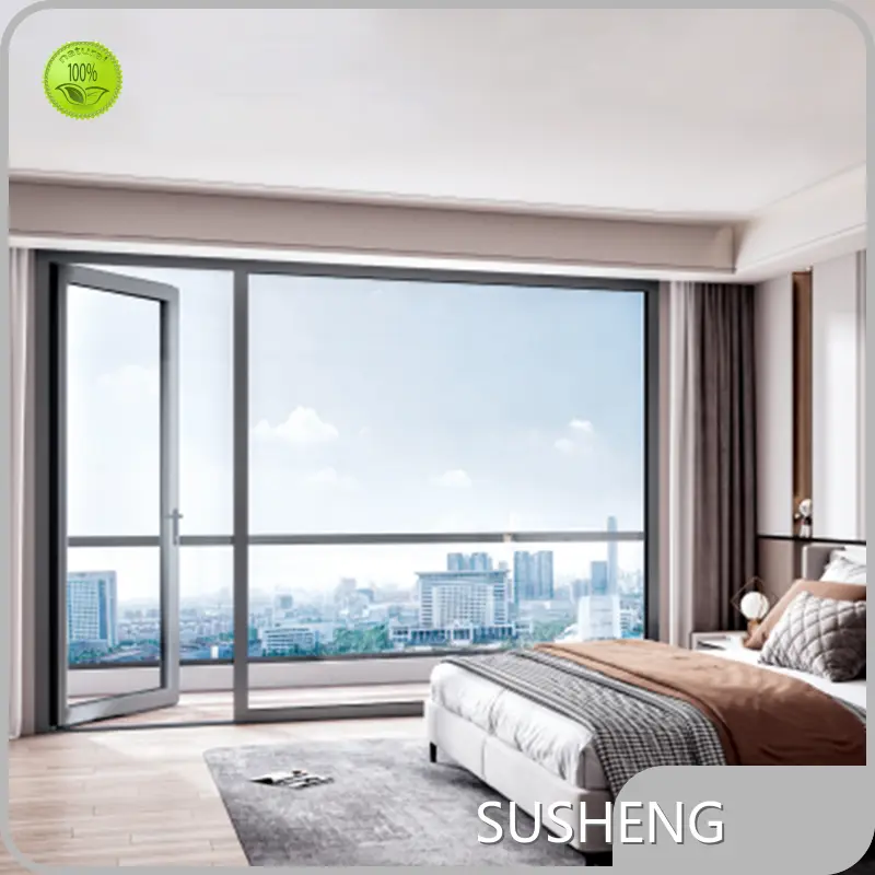 Aluminum Swing Door Factory Direct Supply for Dining Room2.0mm 1