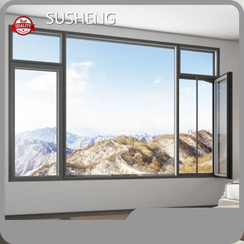 High Qualitycommercial Windows and Doors for Entrance Door 106mm 34mm 1
