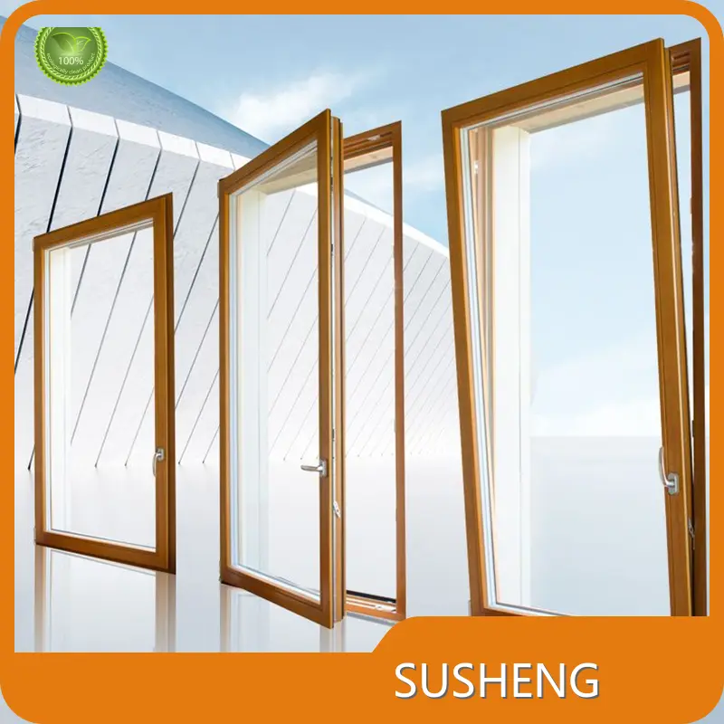 Black Aluminium Sliding Windows SUSHENG Brand From China 1