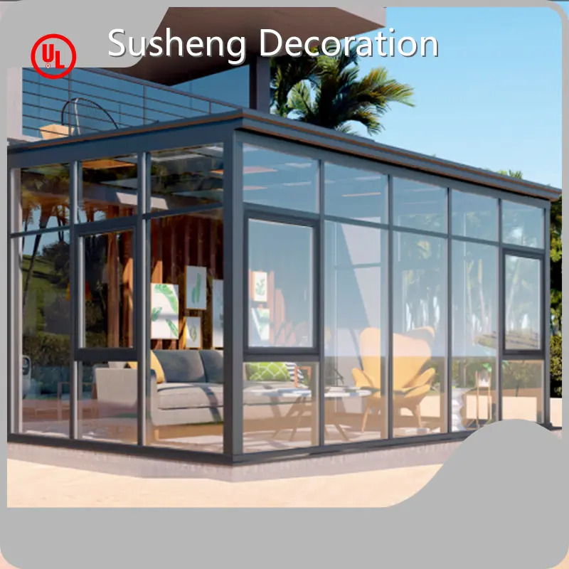 Aluminium Flush Casement Windows by Susheng Decoration 1