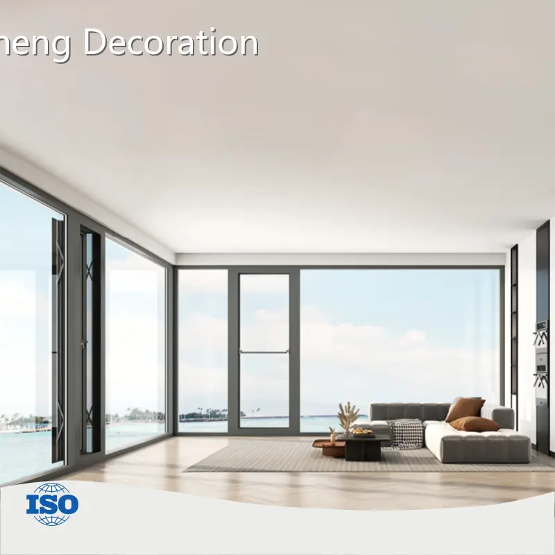 Susheng Decoration Aluminium Glass Doors and Windows Aluminium Glass Doors and Windows Latest Design 1