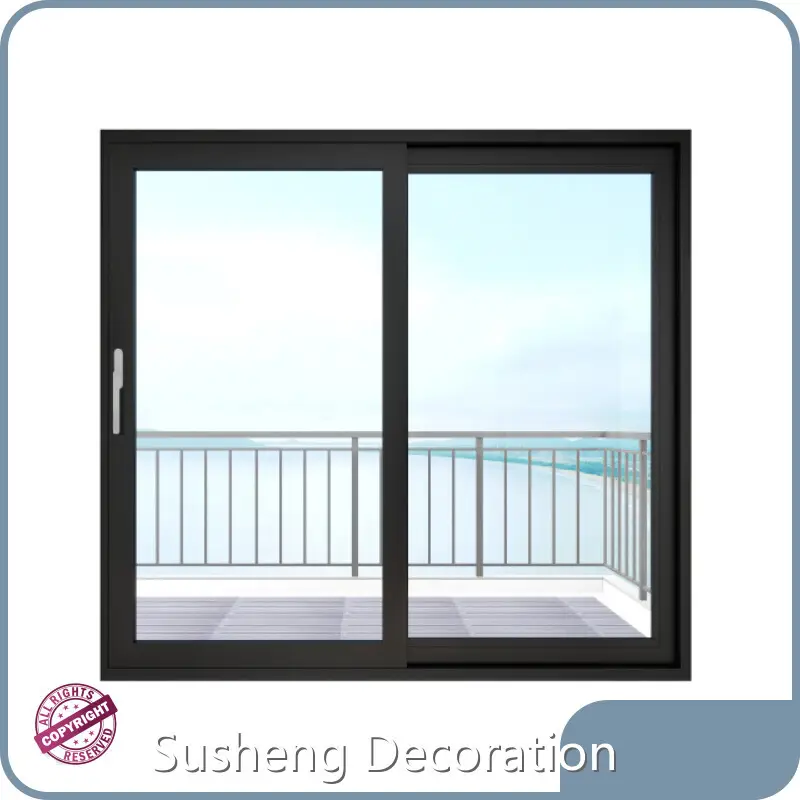 Commercial Aluminum Sliding Glass Doors Aluminum Glass Doors and Windows Wholesale - Susheng Decoration 1