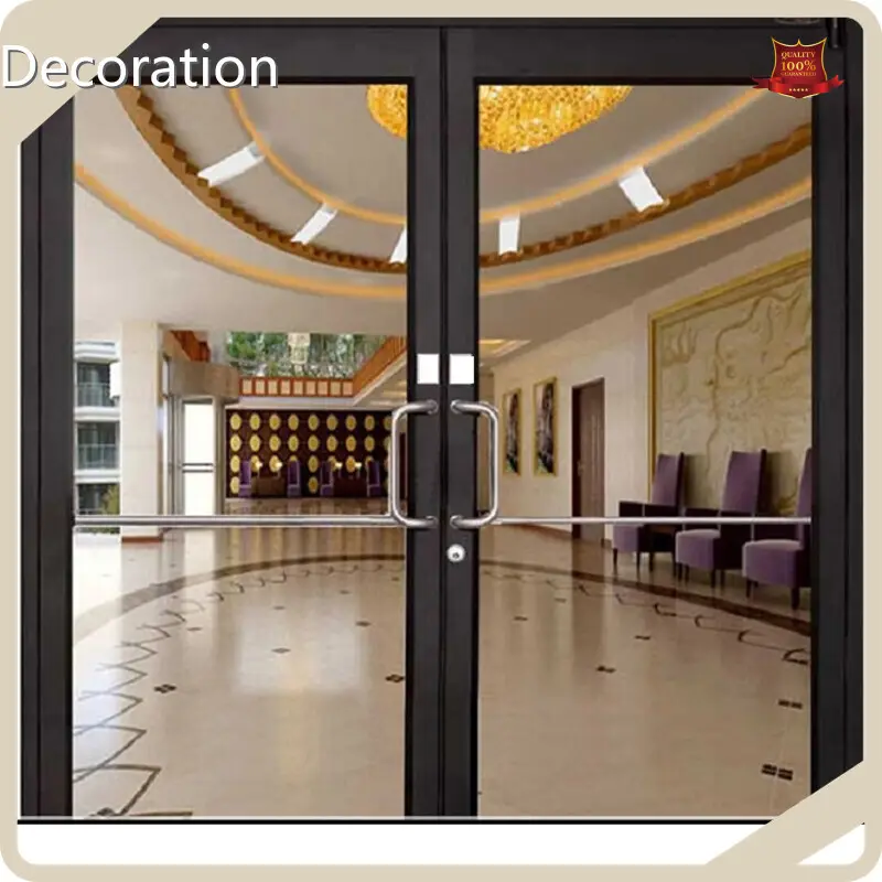 For Dining Room Aluminium Frame Swing Door by Susheng Decoration 1