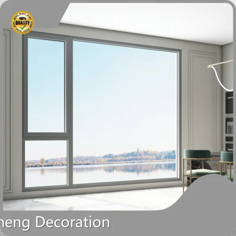 For Shopping Malls Aluminum Glass Sliding Window by Susheng Decoration 1