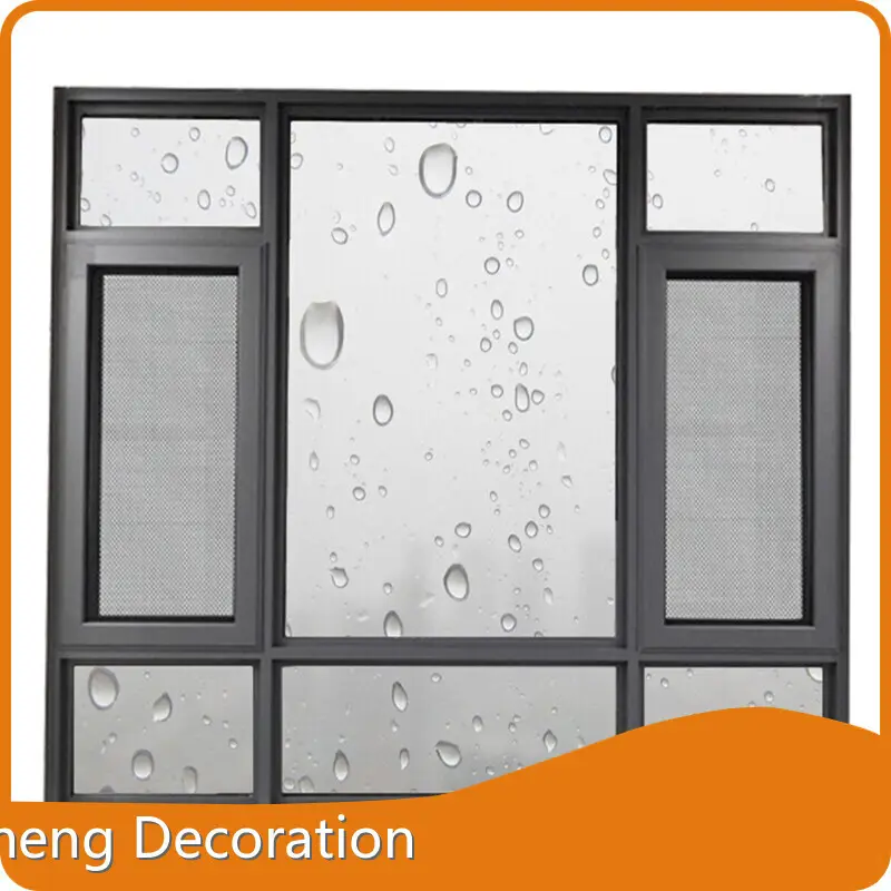 For House Decoration Flush Upvc Windows by Susheng Decoration 1