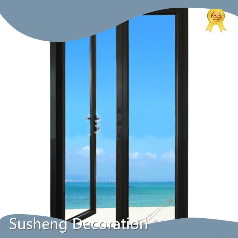 Susheng Decoration Upvc Casement Door Latest Design 1