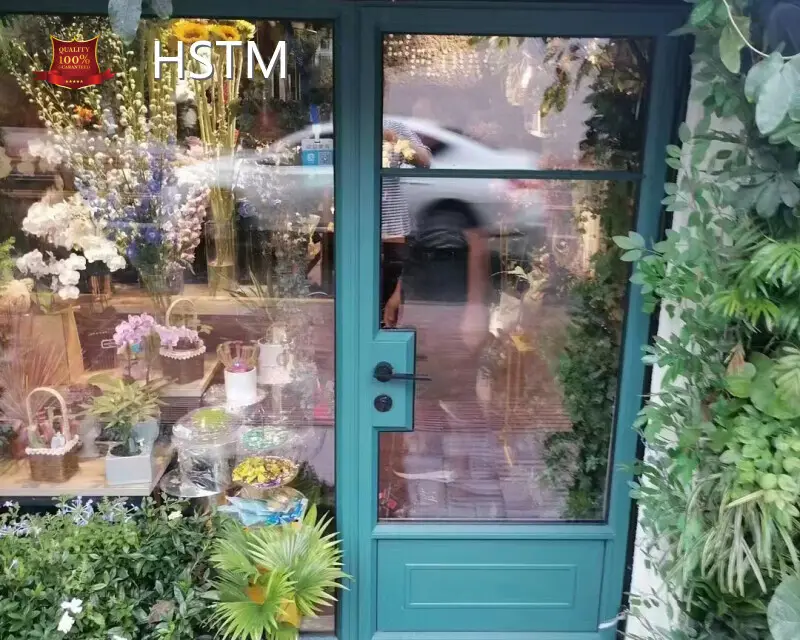 Fabricante de puertas de aluminio en caliente Marca HSTM 1