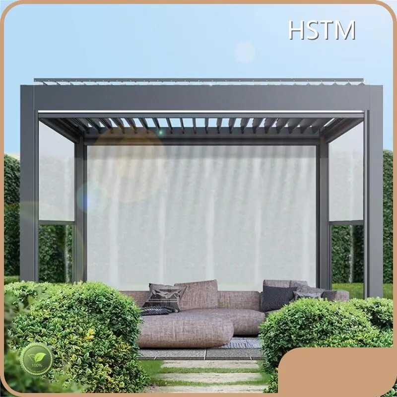 Pérgola de aluminio para exteriores OEM HSTM 1