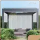 Pérgola de aluminio para exteriores OEM HSTM 1
