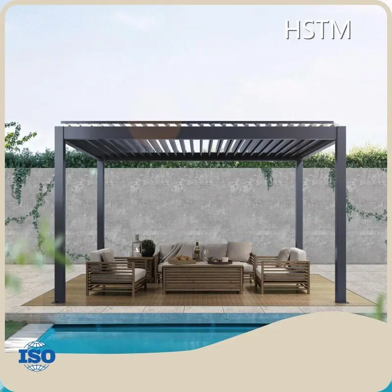 Fornitori di pergole in alluminio personalizzate HSTM 1