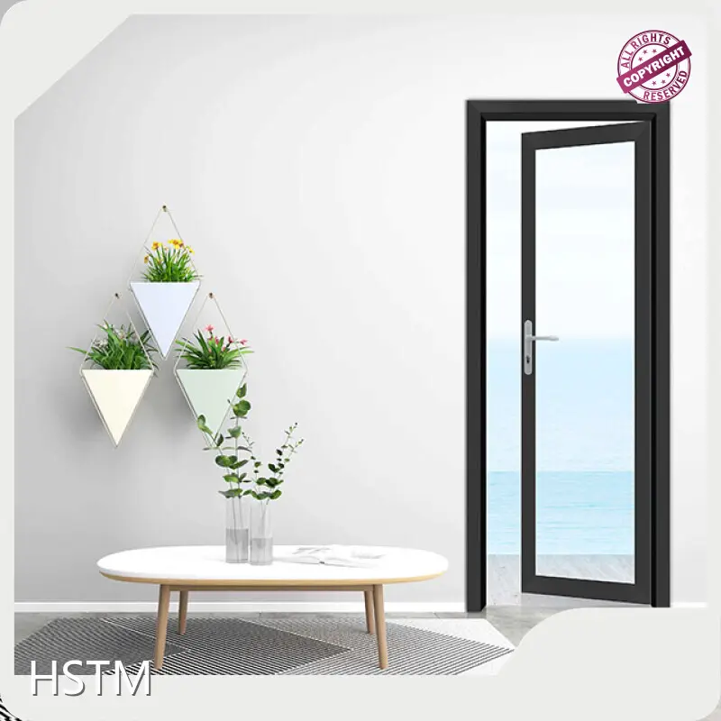 Proveedor de puertas plegables de aluminio marca HSTM 1