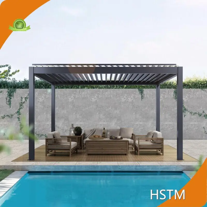 Produzione HSTM di pergole in alluminio personalizzate 1