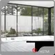 Puerta Corredera de Aluminio Negra - - HSTM 1