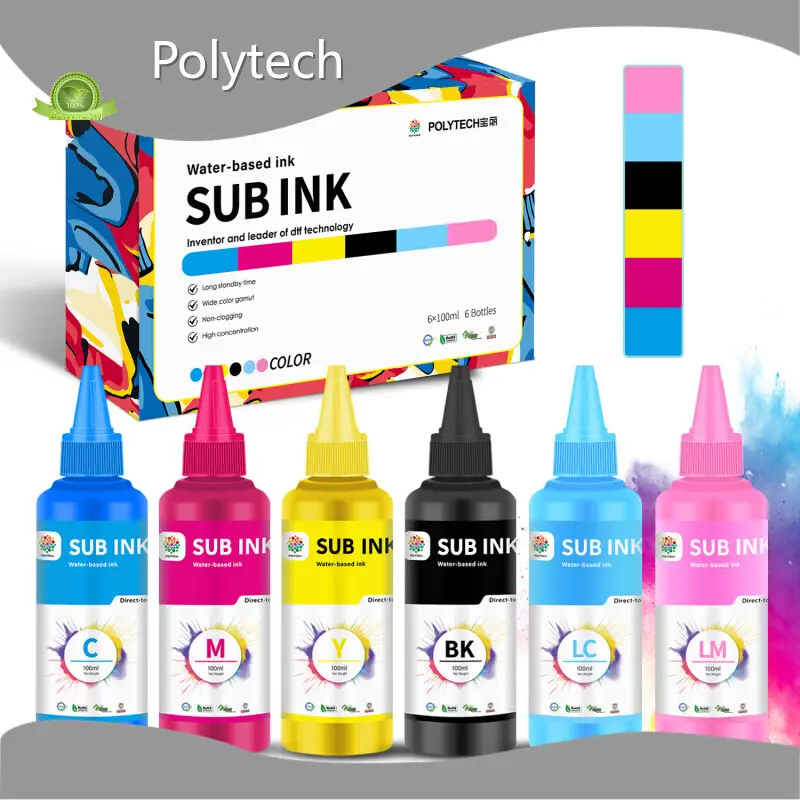 Sublimation Ink 6 Color by Polytech 1