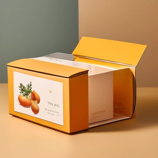 Caja elegante para envasado de alimentos con diseño personalizable 1