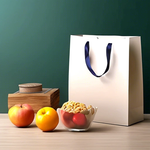 Pack of 4 Grocery Bags, Foldable and Washable 1