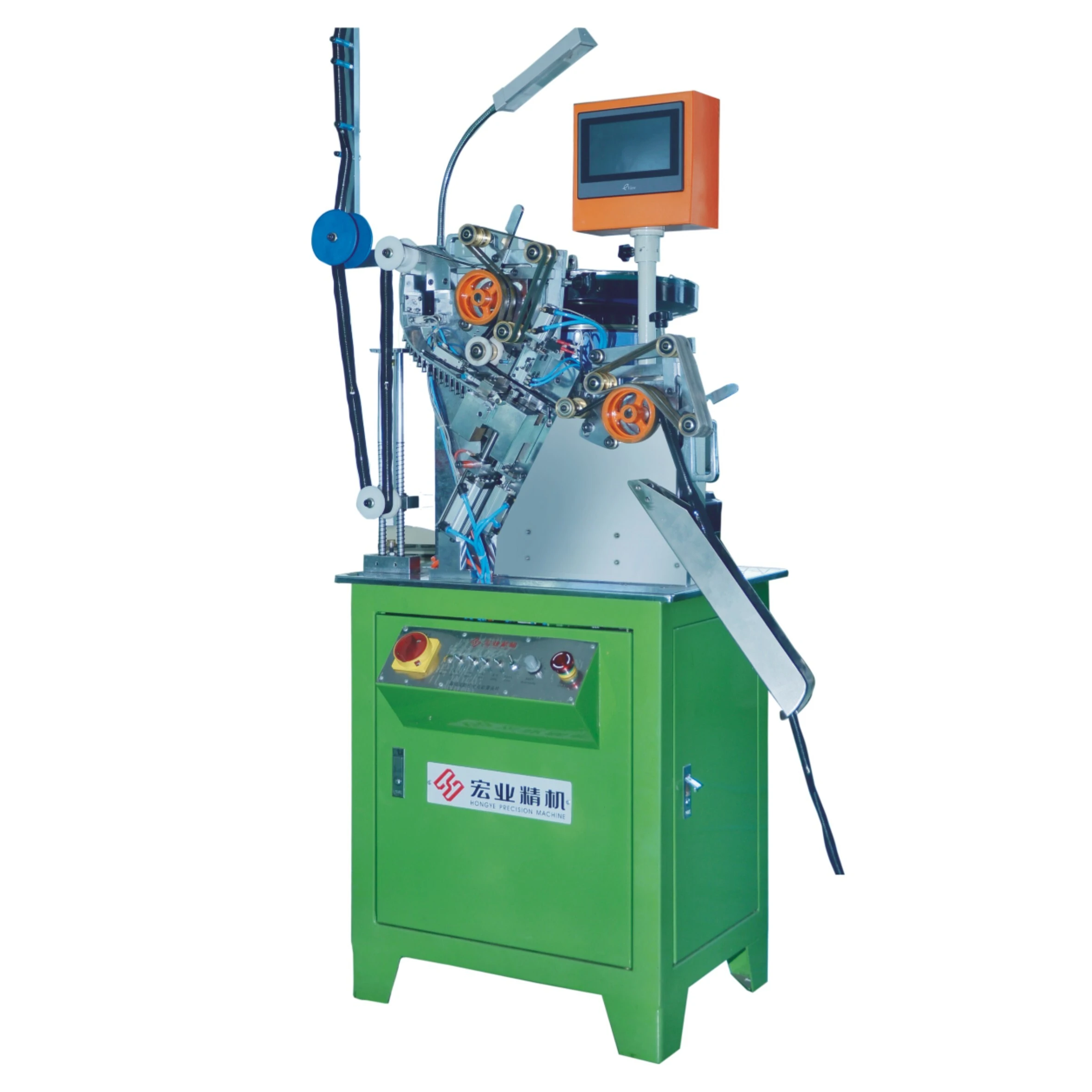 Macchina automatica per il montaggio di cursori HY-133J-D/HY-133N-D con funzione speciale di trascinamento del nastro 1