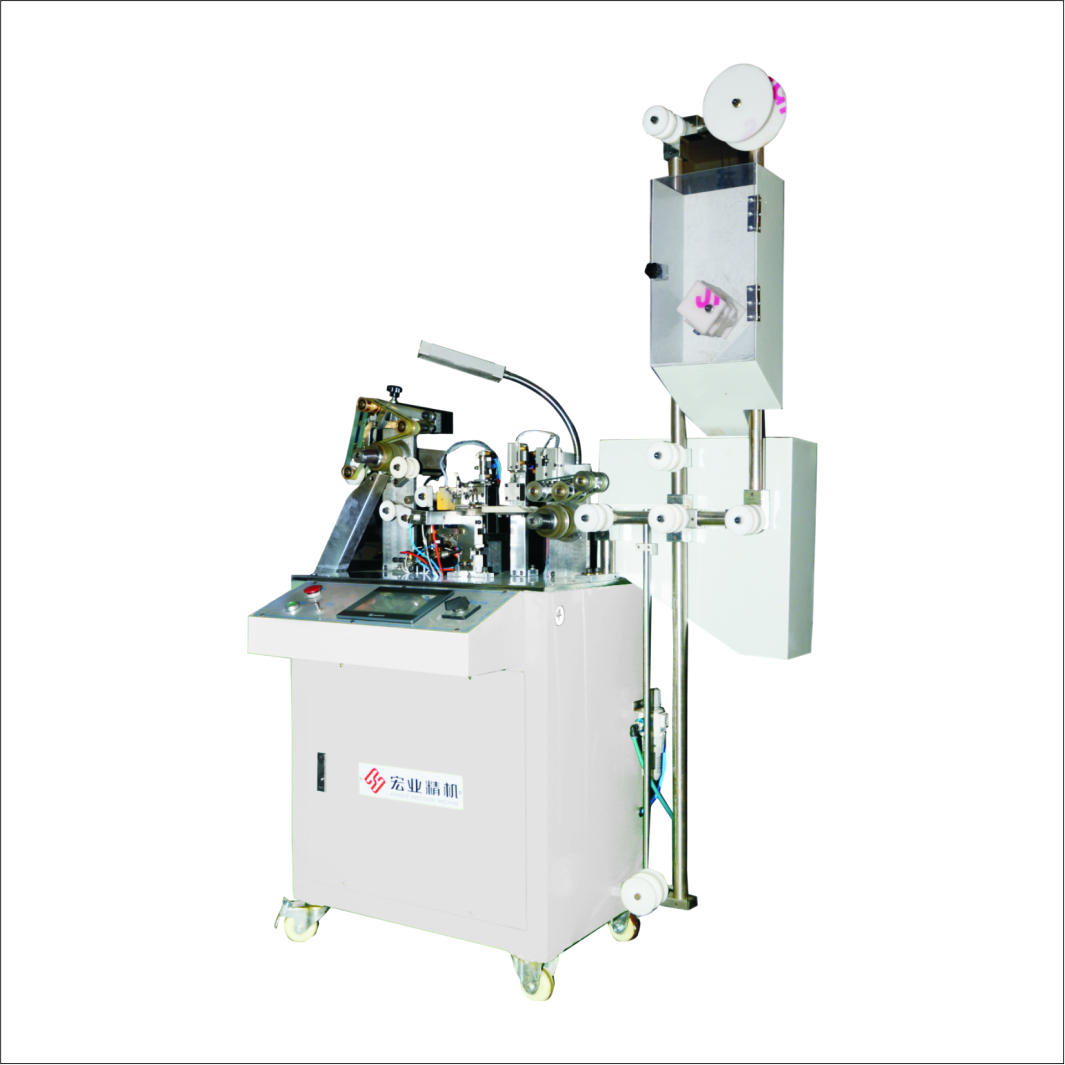 Machine de combinaison automatique HY-137-A pour fermetures à glissière en nylon/plastique sans curseur 1