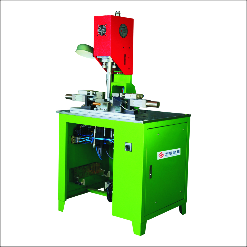 Machine semi-automatique de fermeture à glissière en nylon à arrêt supérieur en U HY-136N (mono-corne) 1
