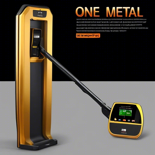 Detector de metais subterrâneo com display LCD 1
