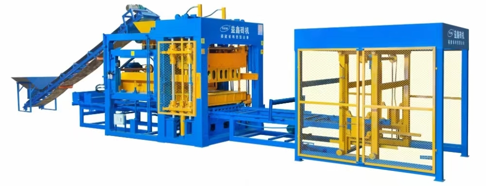 Yixin Machinery Fast Shipping Hydraulic  Zigzag Paver Block Making Machine QT9-15 1