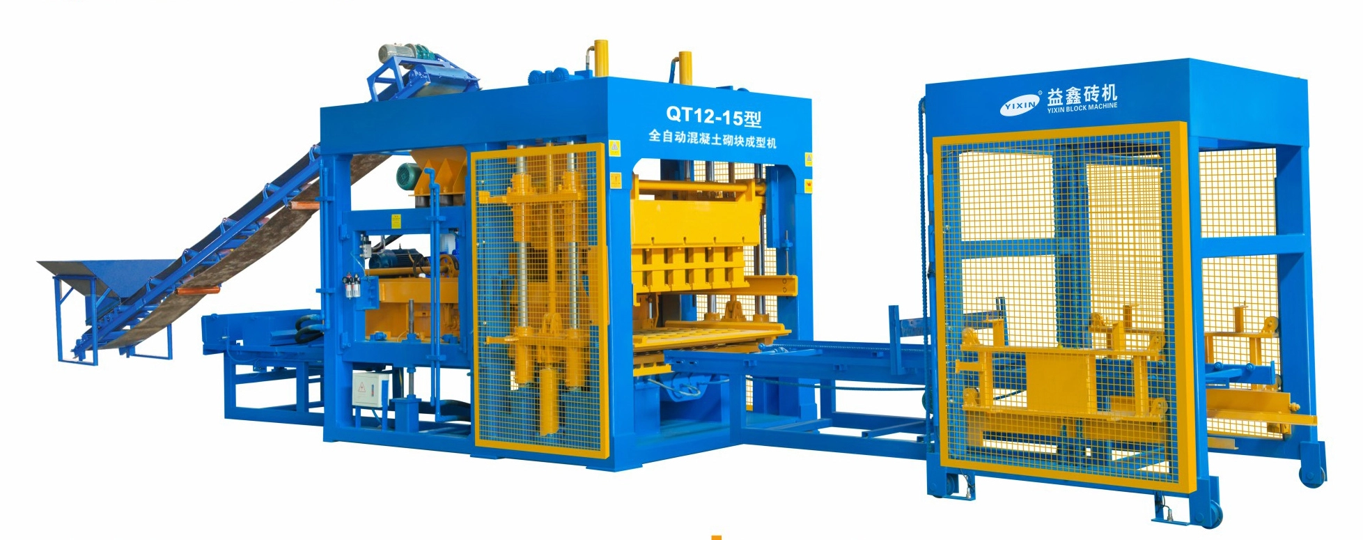 Yixin Machinery Wholesale Price Flower Wall Block Construction Machine QT12-15 1
