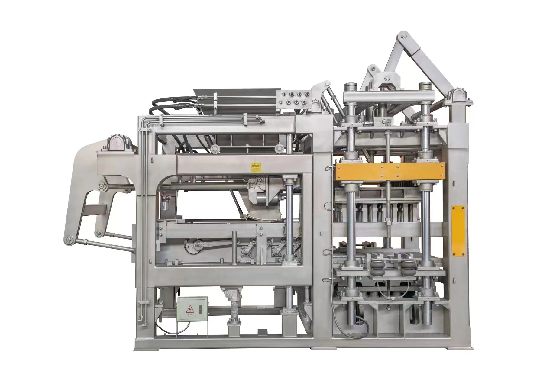 Yixin Machinery Сверхмощная автоматическая высококачественная машина для производства полых блоков QT10-15 1