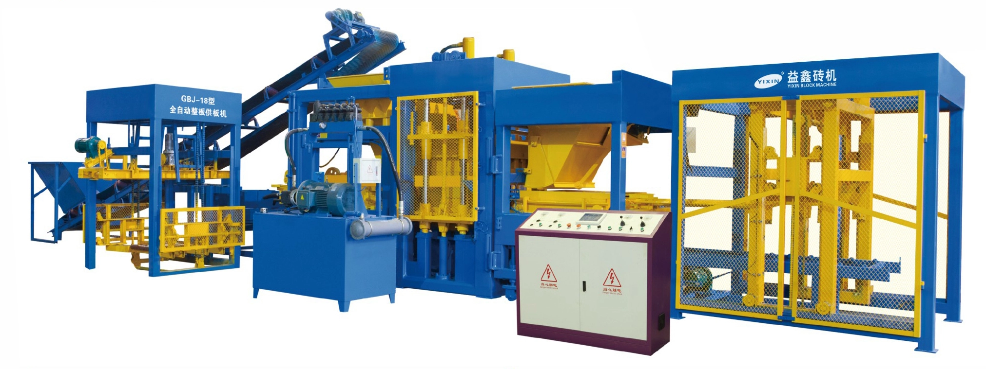 Máquina de moldeo de bloques de hormigón hidráulica de alta eficiencia Yixin Machinery QT10-15 1