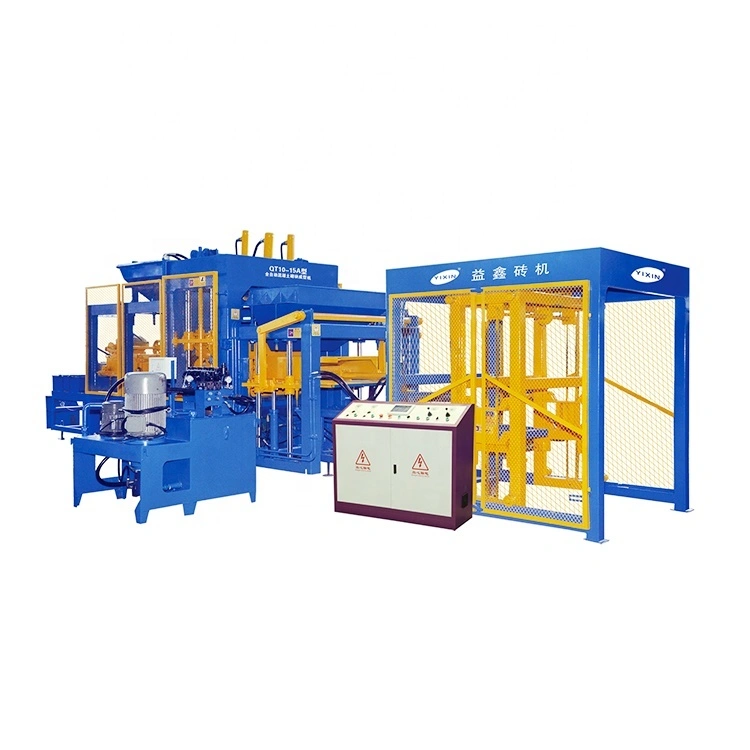Yixin Machinery Spot Goods Zigzag Paver Brick Manufacturing Machine  QT10-15 1