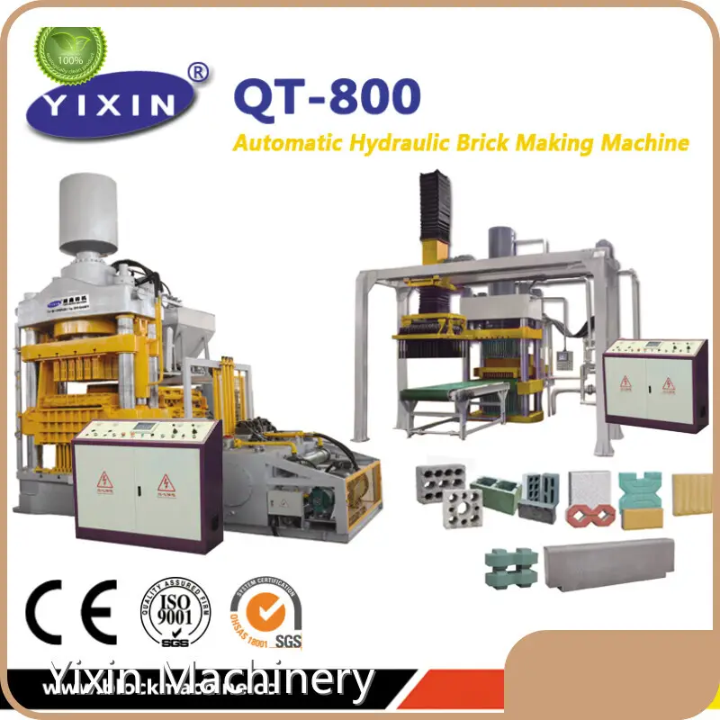 Fully Automatic Concrete Block Making Machine by YIXIN 1