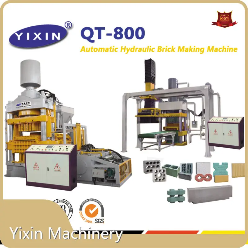Concrete Brick Making Machine by YIXIN-1 1