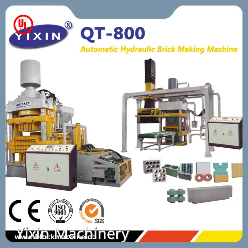 Automatic Interlocking Tiles Making Machine - - YIXIN 1