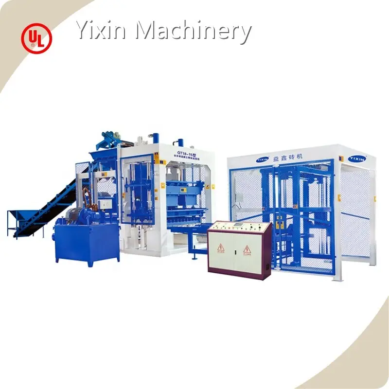 Hydraulic Cement Block Making Machine by YIXIN-1 1
