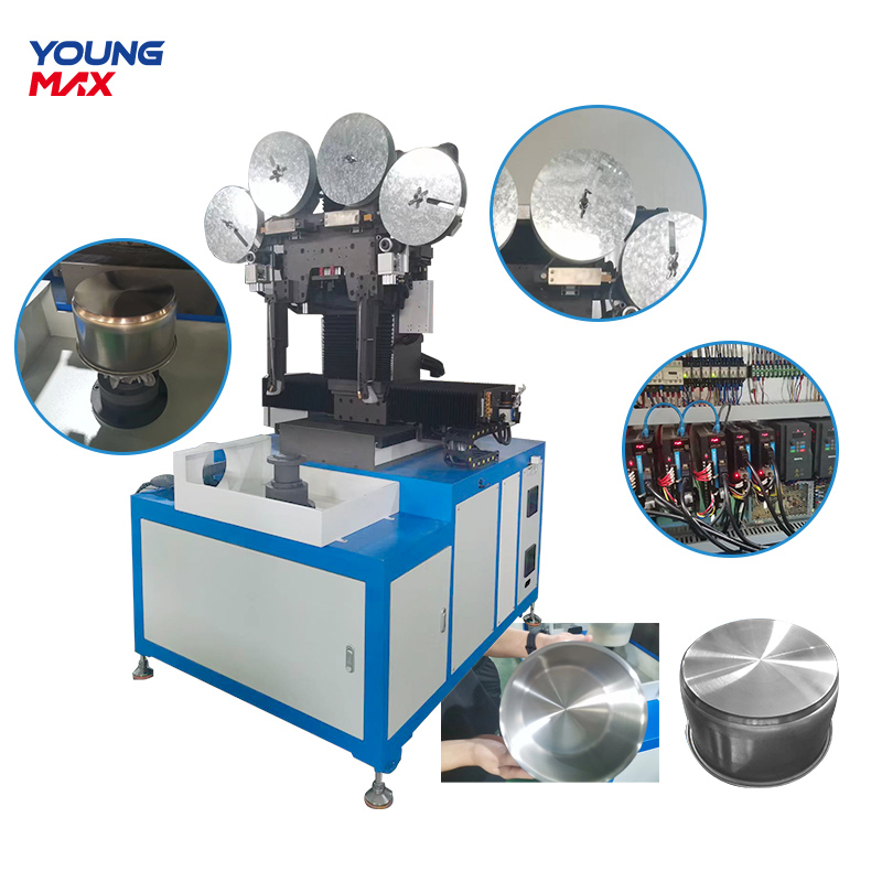 Youngmax auto cookware sand blasting machine 4