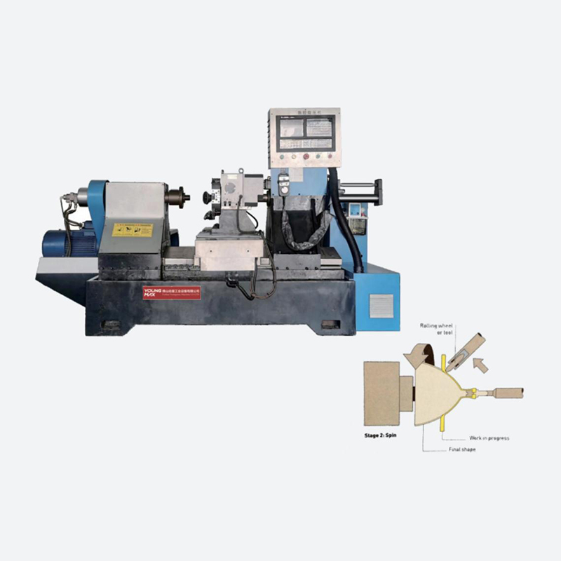 آلة غزل معدنية CNC لإنتاج أواني الطهي المصنوعة من الفولاذ المقاوم للصدأ 6