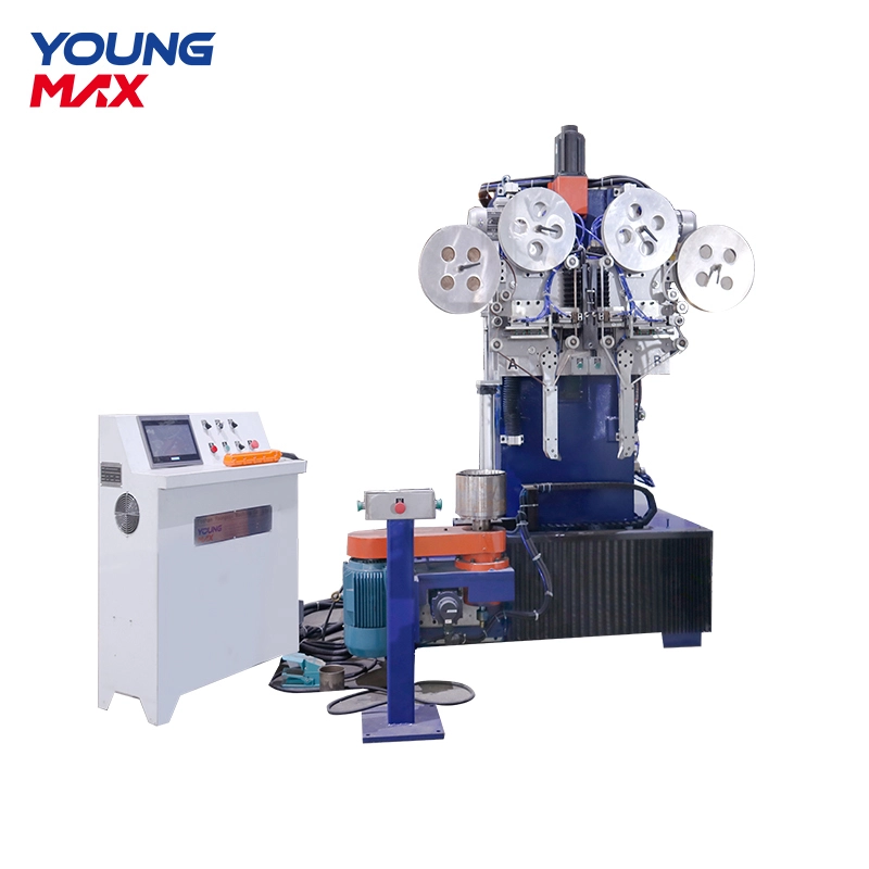 Machine de polissage de ponçage intérieur et inférieur d'ustensiles de cuisine Youngmax 1