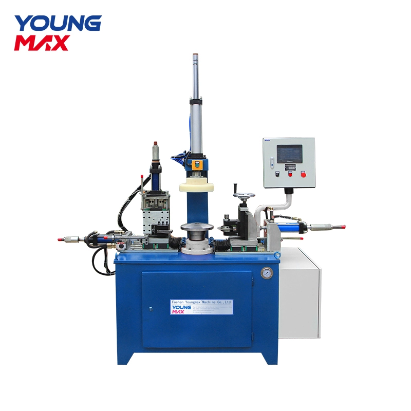 Máquina de corte y desbarbado de metales para lonchera de olla a presión Youngmax 1