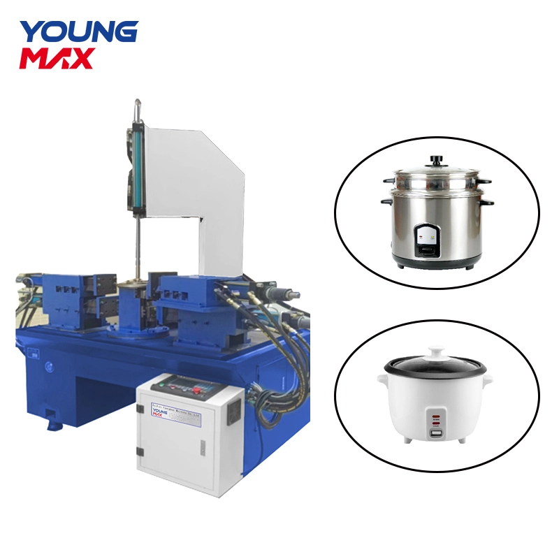 Poinçonneuse hydraulique à trois stations Youngmax pour cuiseur à riz poinçonneuse à presse 100 tons 1