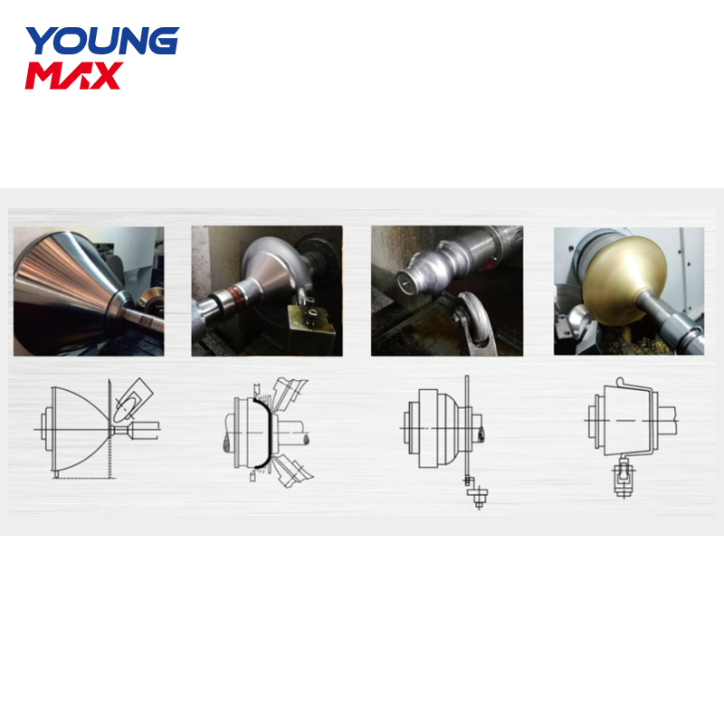 Máquina de hilar metales Youngmax 4