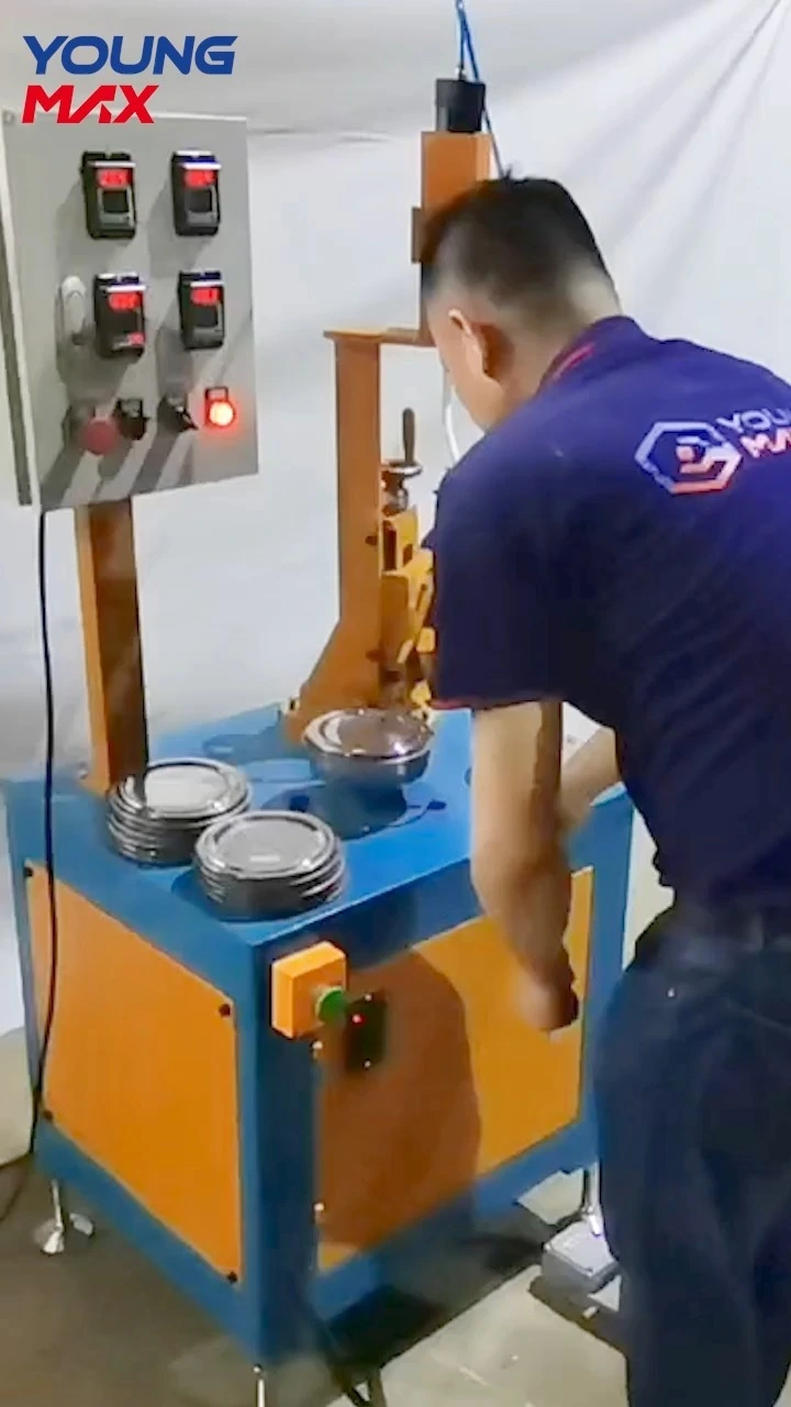 Youngmax electric kettle heating plate gluing machine metal gluing machine 1