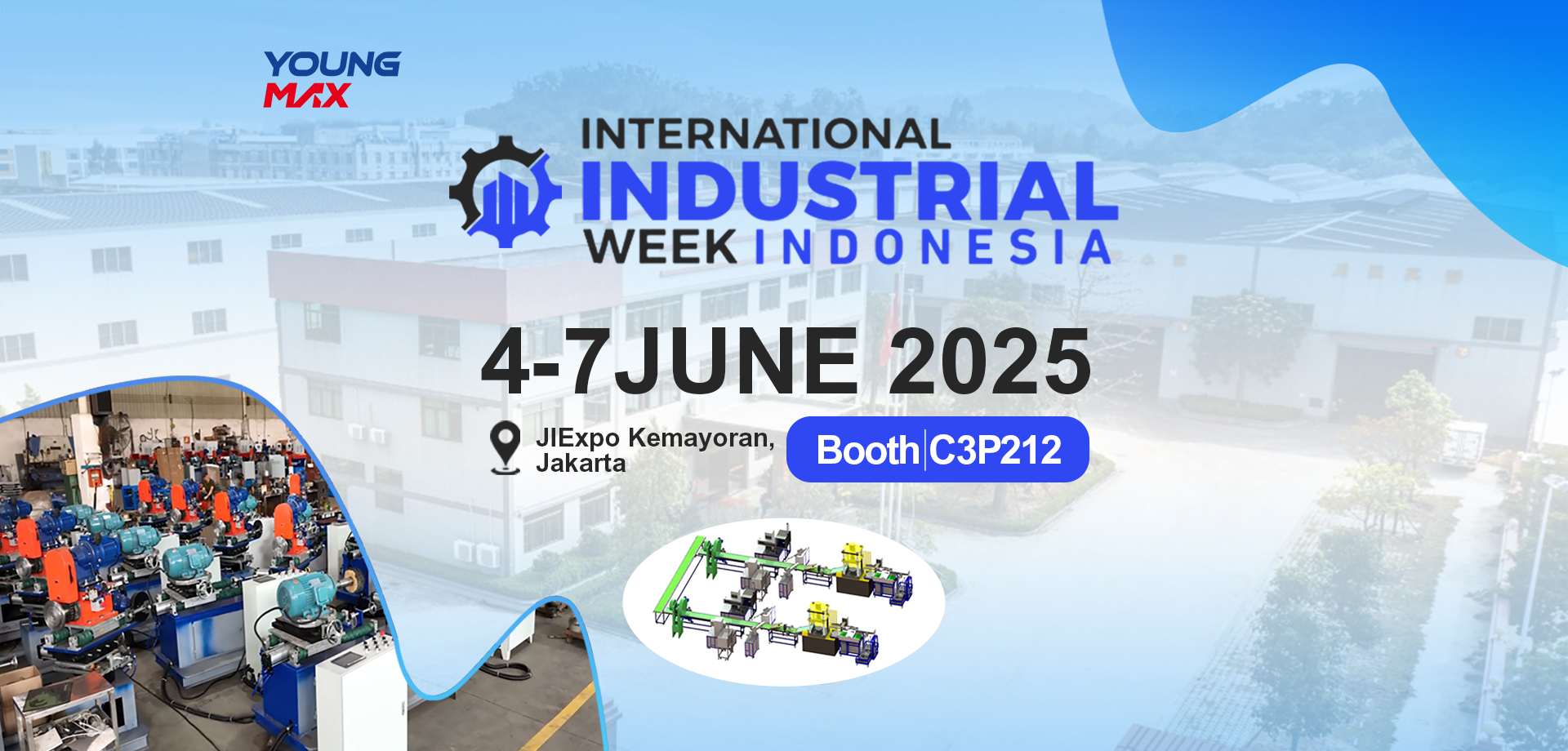 Prepárese para la Semana Industrial Internacional Indonesia 2025 con Youngmax