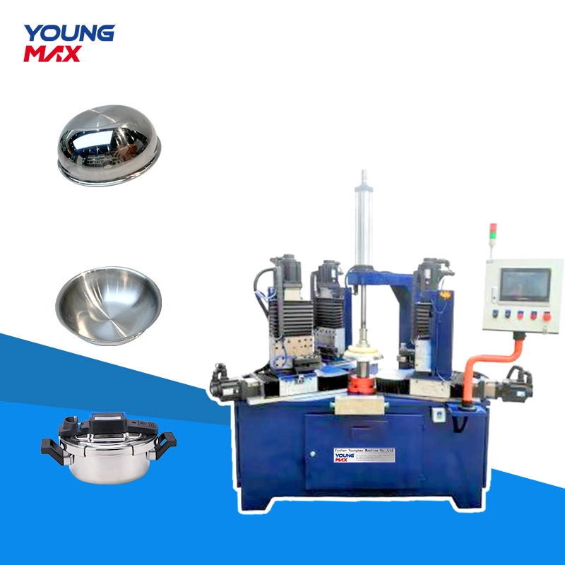 Machine de formage d&#39;ustensiles de cuisine à trois couches | Équipement de découpe, de finition et de perlage des bords 1