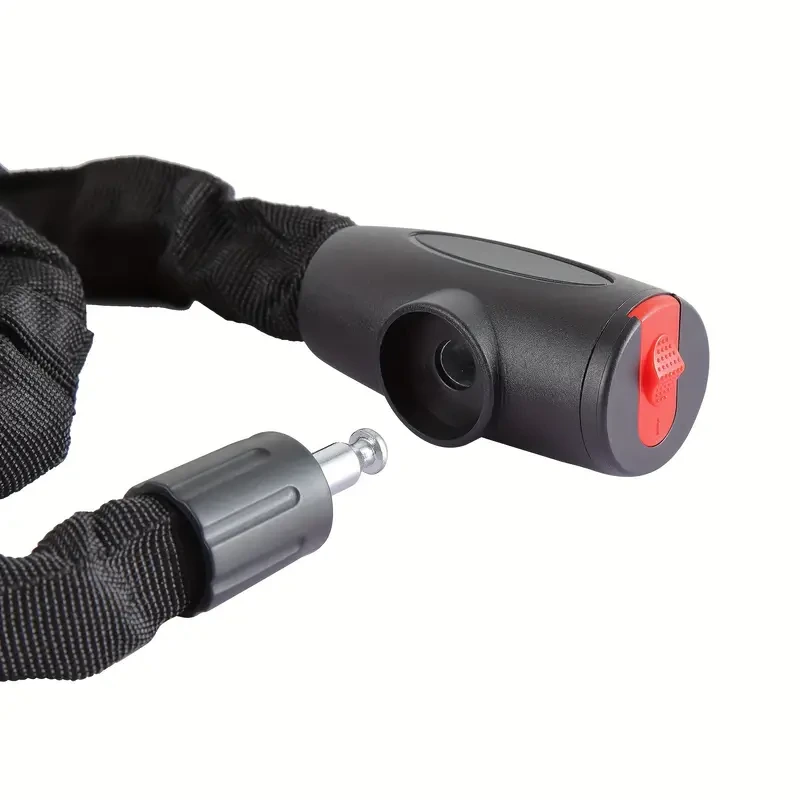 90cm Long Chain, 6mm Thickened, Chain Lock with Waterproof and Dustproof Slide Cover YMCH002 1