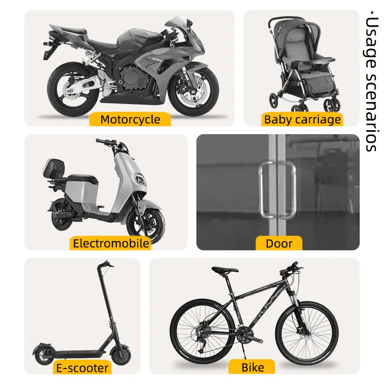Motorbike Lock Motorcycle U Lock Wholesale - UMEDO Lock 3