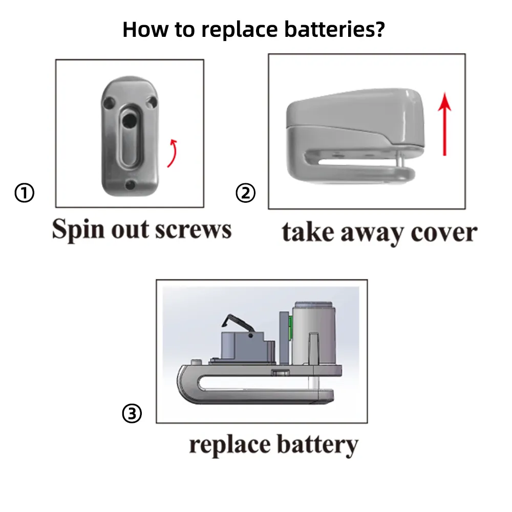 Factory Direct E Scooter Lock Ensure Parking Safety 3