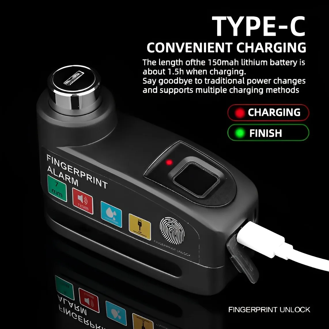 Electric Scooter Lock - for Personal Travel - UMEDO Lock 6