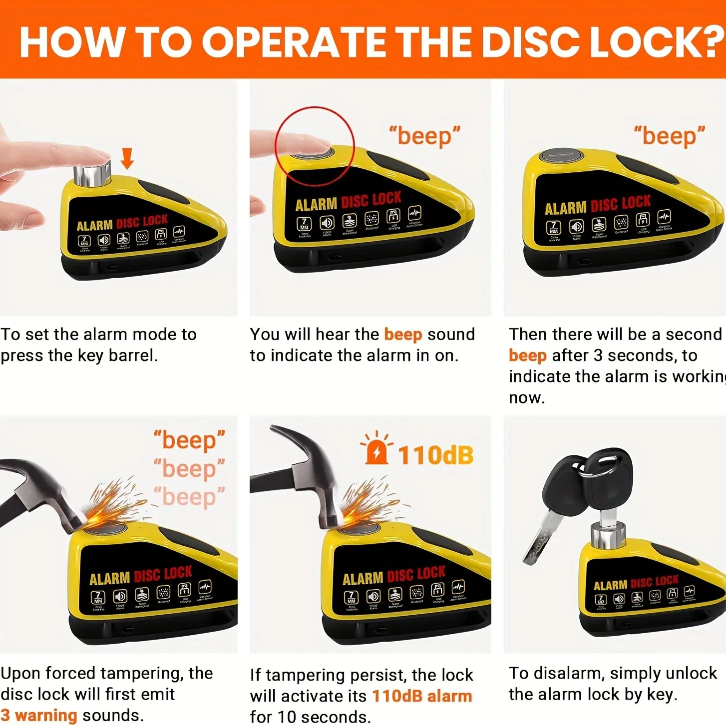 Scooter Lock by UMEDO Lock-1 4